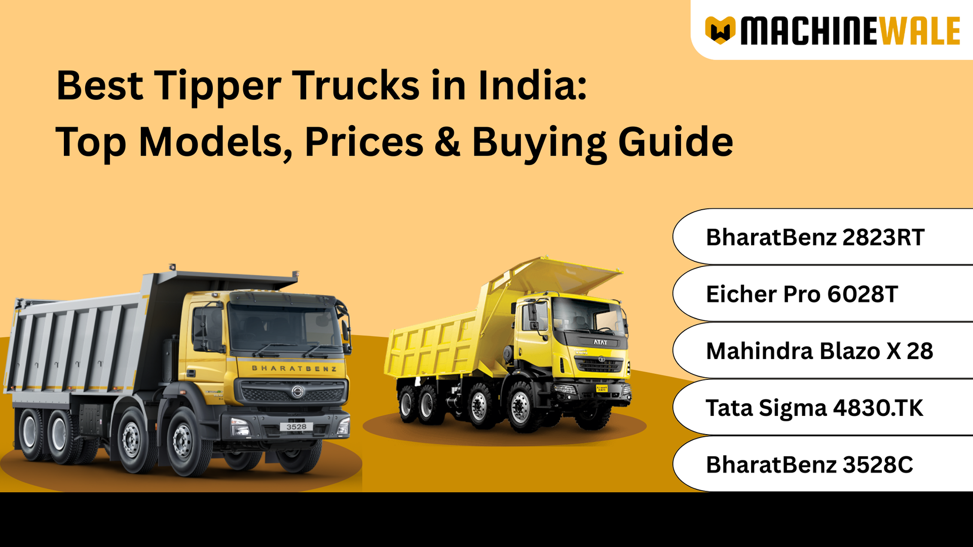 Best Tipper Trucks in India